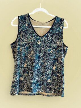 St. John’s Bay paisley print tank top